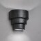 Luxury Lighting Hammerman 10in. High Banded Ceramic Outdoor Wall Light, Antique Pewter Finish HM124 APew u/d-7 - alternate 1